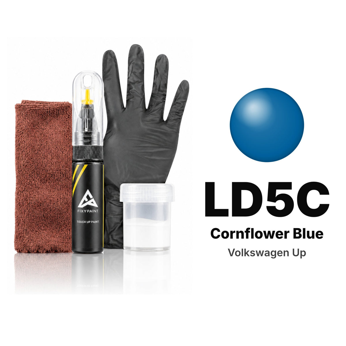 Vernice ritocco per Volkswagen Up – LD5C Cornflower Blue (2014–2016), kit Completo