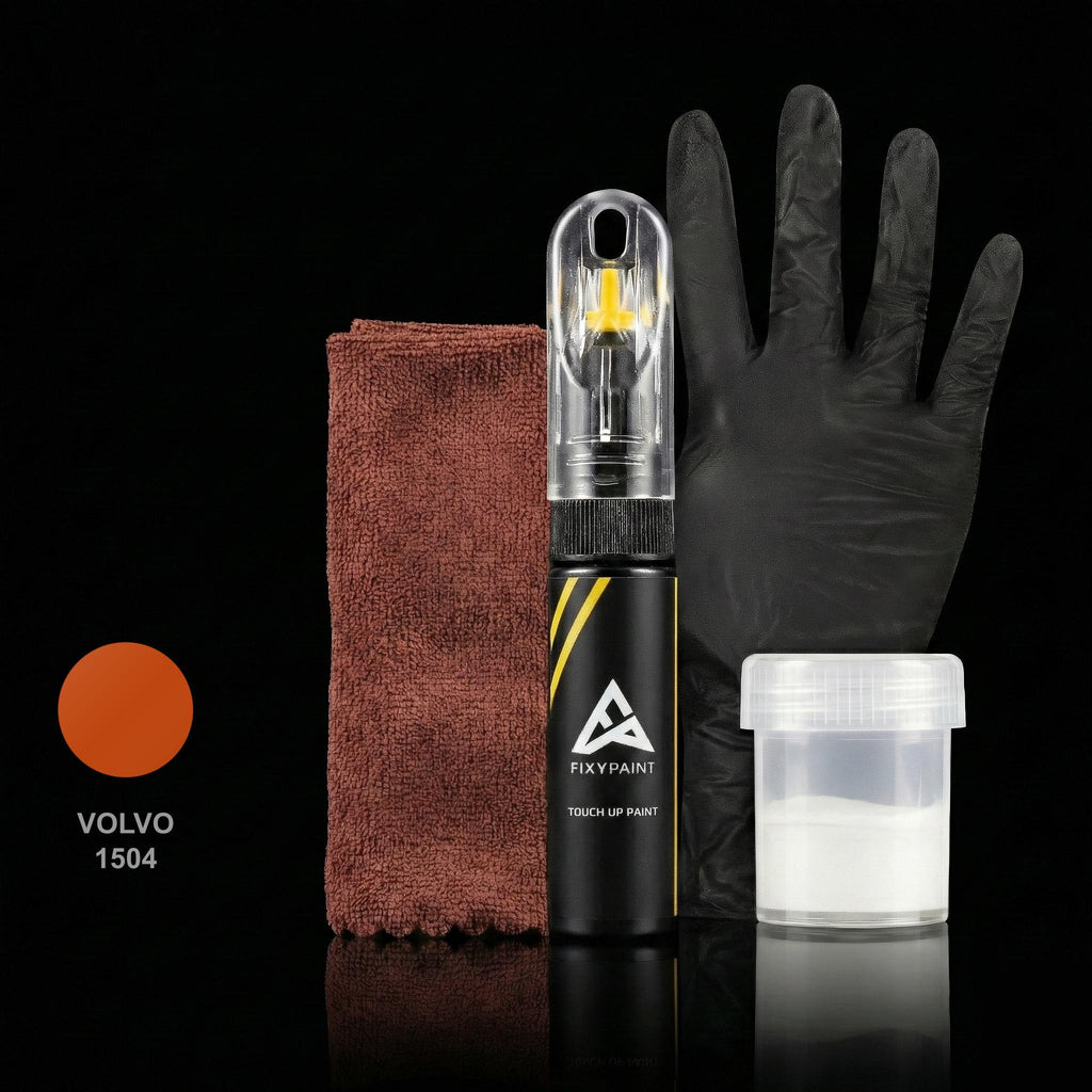 Volvo Universal touch up paint kit - LIGHT ORANGE 1504 scratch repair