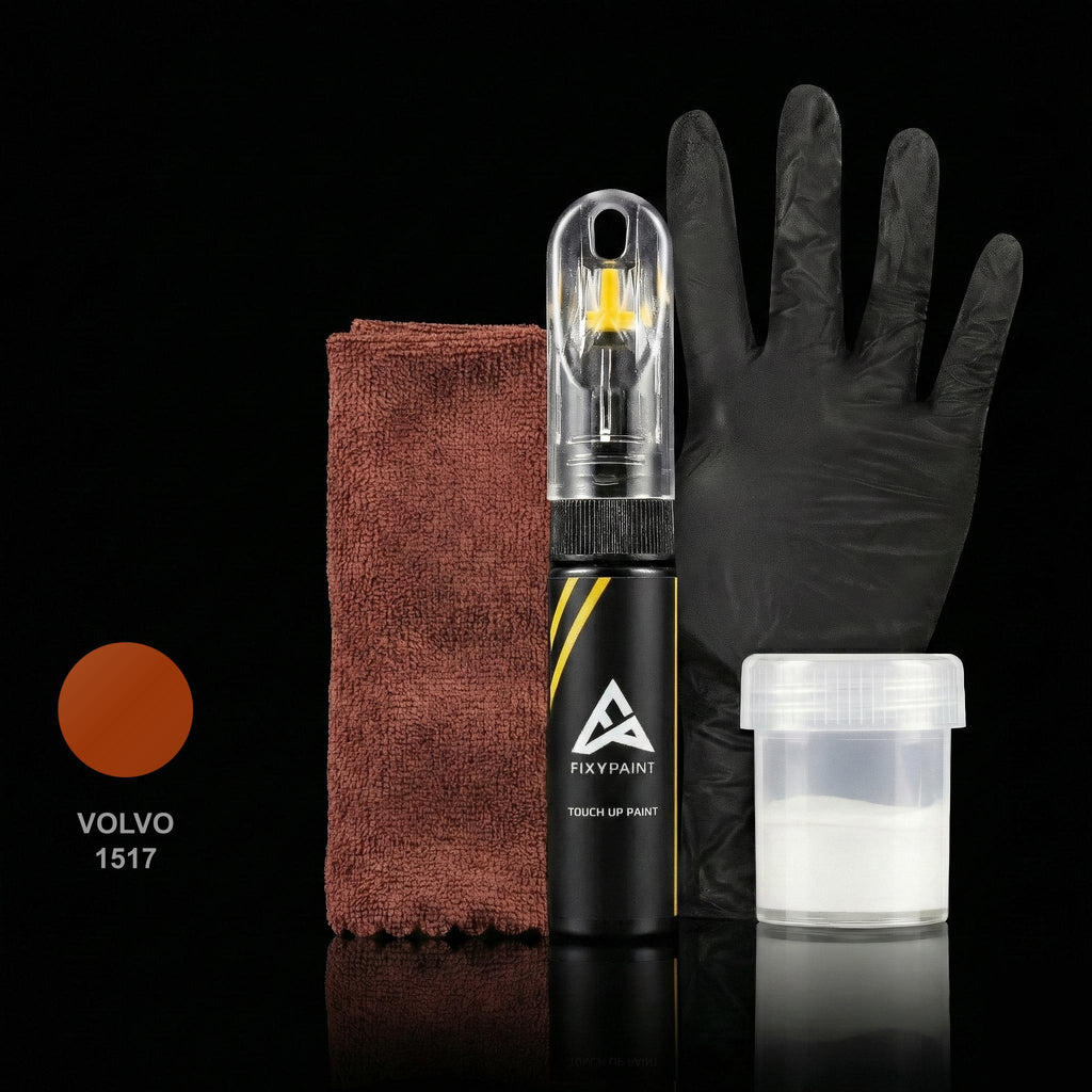 Volvo Universal touch up paint kit - BURNED OCHRE 1517 scratch repair
