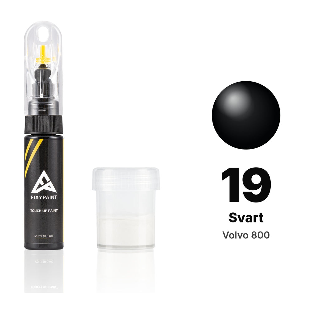 Touch-up paint for Volvo 800 19 Svart, Standard kit