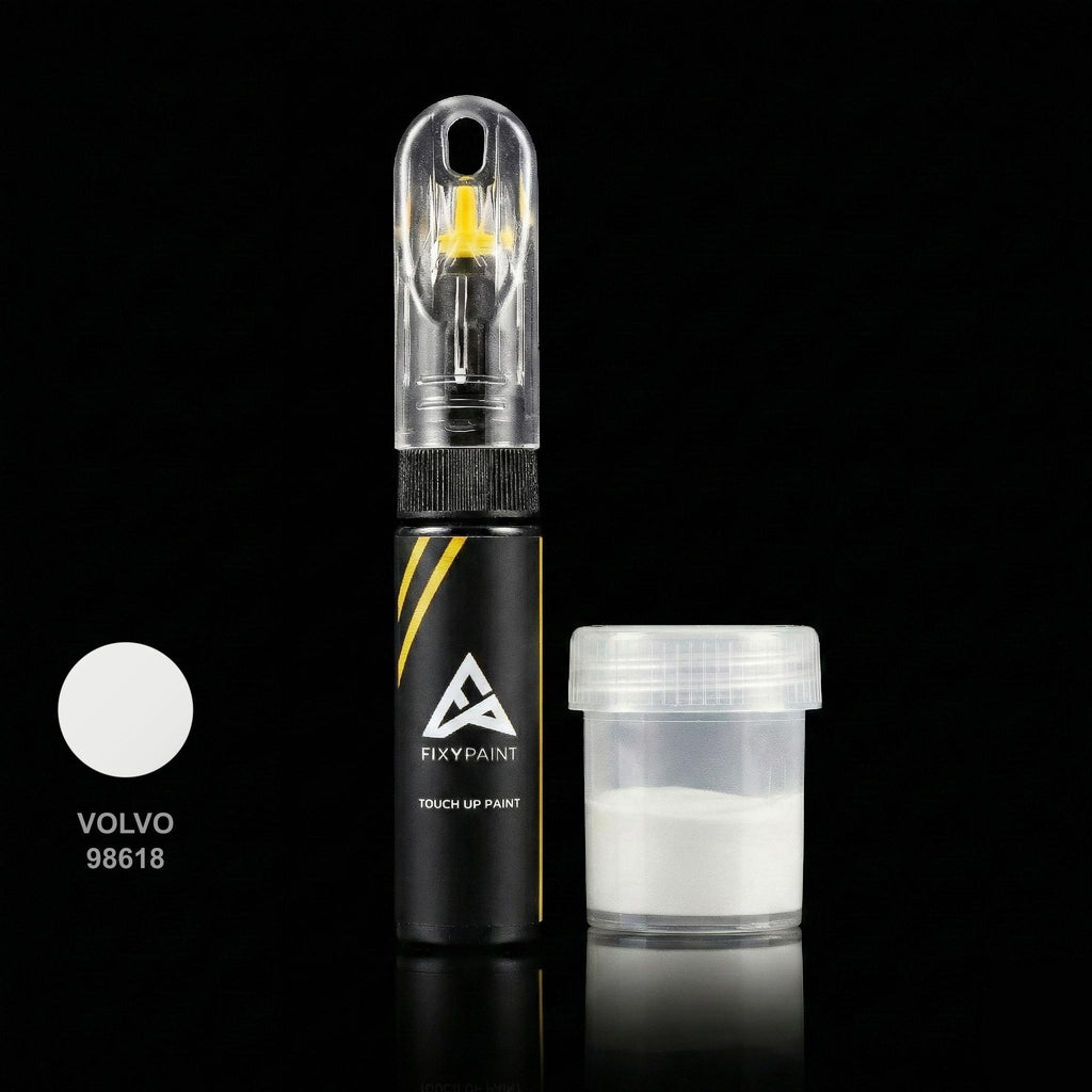 Volvo Universal touch up paint kit - SIGNAL WHITE 98618 scratch repair