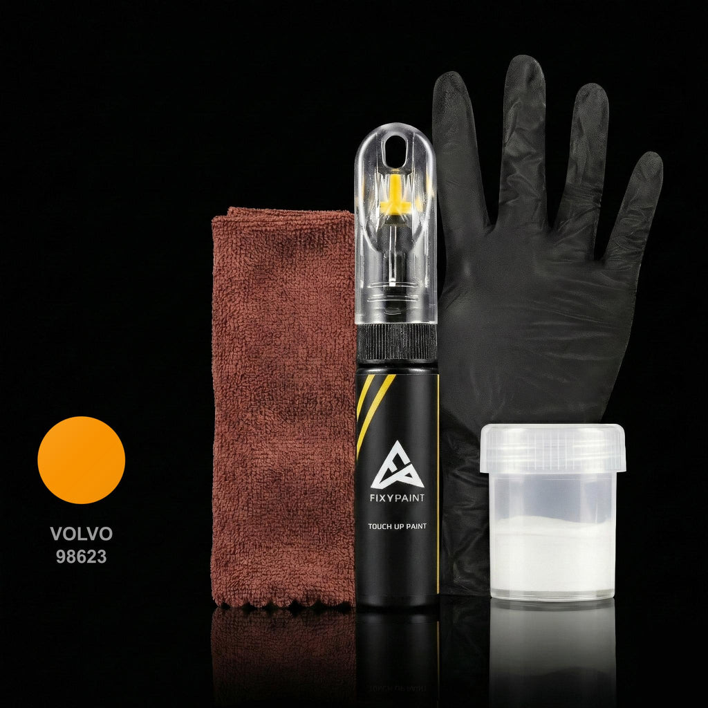 Volvo Universal touch up paint kit - MELLON YELLOW 98623 scratch repair