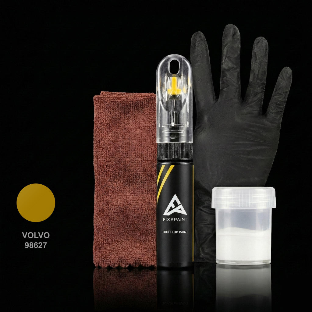 Volvo Universal touch up paint kit - YELLOW 98627 scratch repair