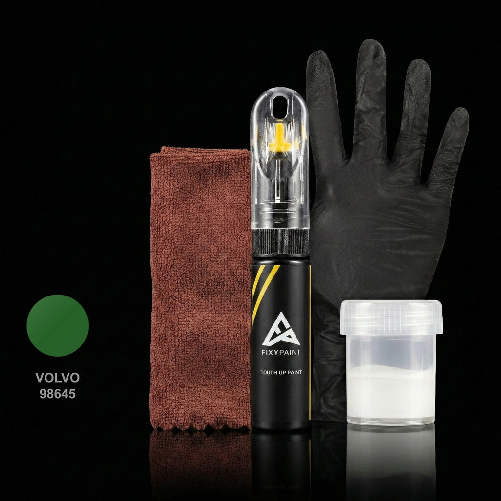 Volvo Universal touch up paint kit - EMER GREEN 98645 scratch repair