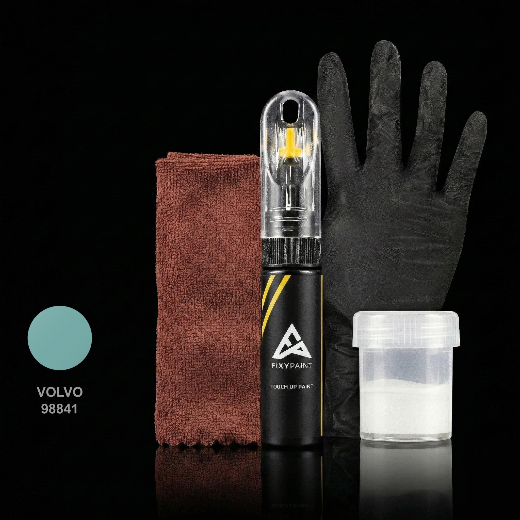 Volvo Universal touch up paint kit - PASTELL TURQUOISE 98841 scratch repair