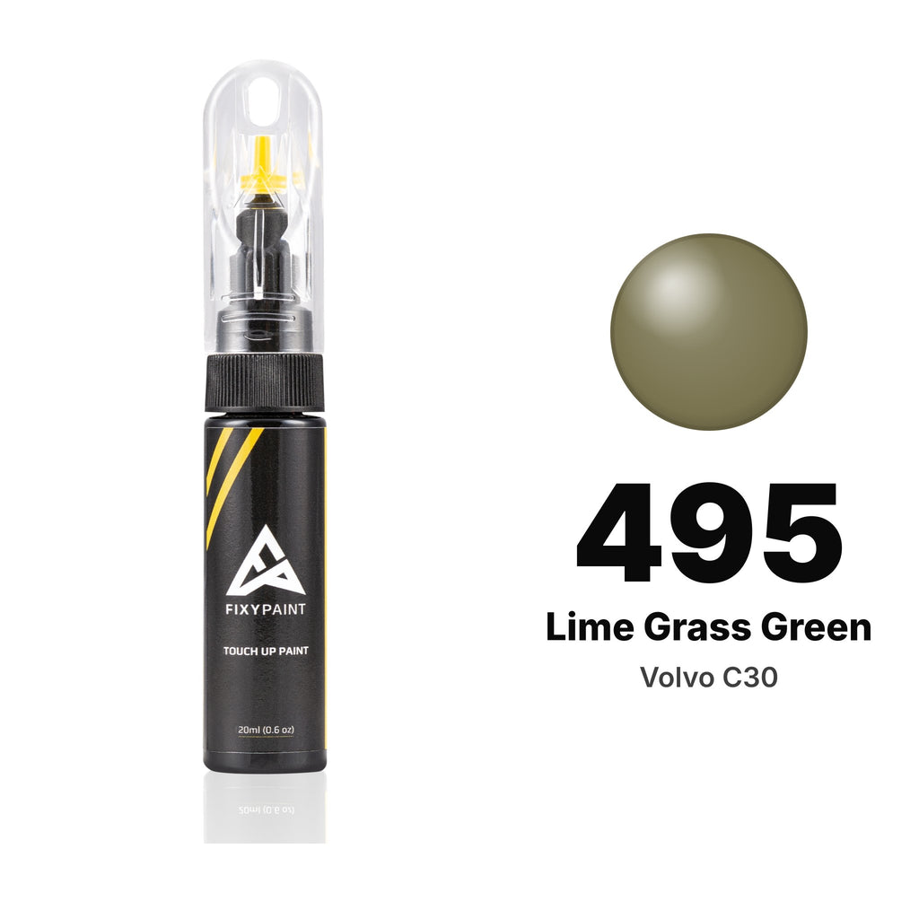 Touch-up paint for Volvo C30 495 Lime Grass Green, Basic kit
