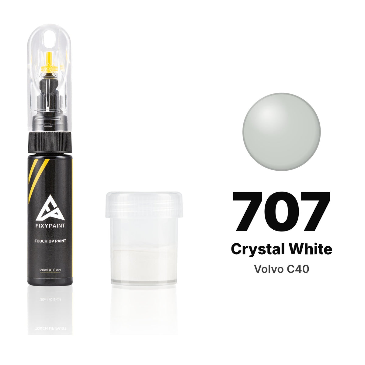 Touch-up paint for Volvo C40 707 Crystal White, Standard kit