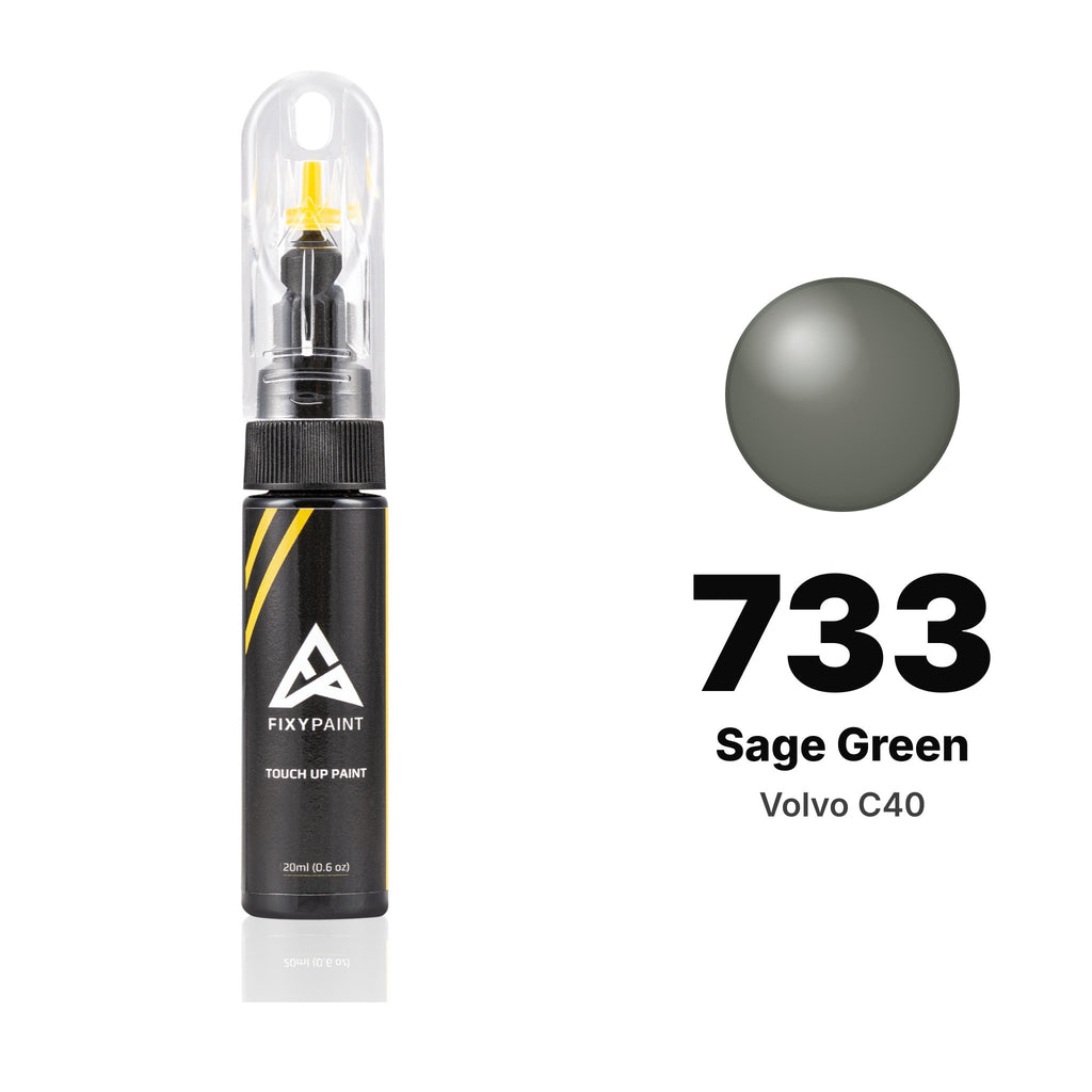 Touch-up paint for Volvo C40 733 Sage Green, Basic kit