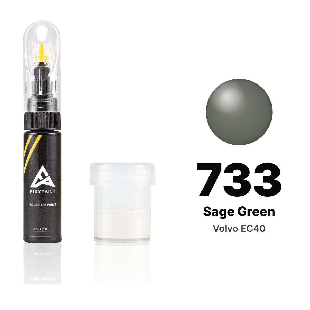 Touch-up paint for Volvo EC40 733 Sage Green, Standard kit