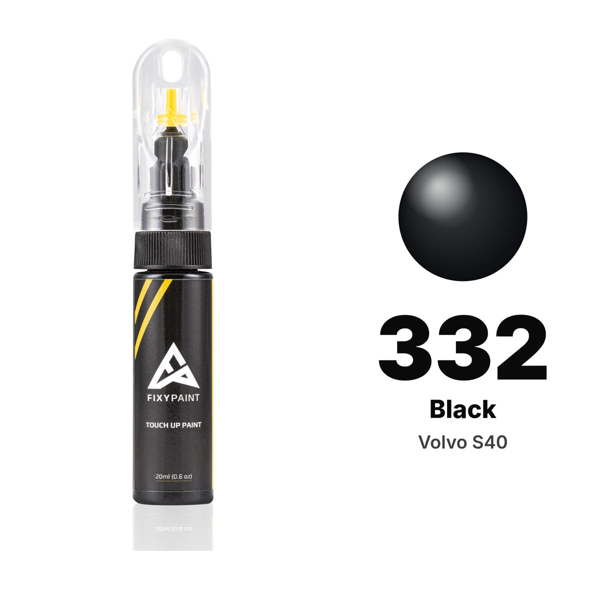 Volvo S40 332 Black touch-up paint, Basic kit