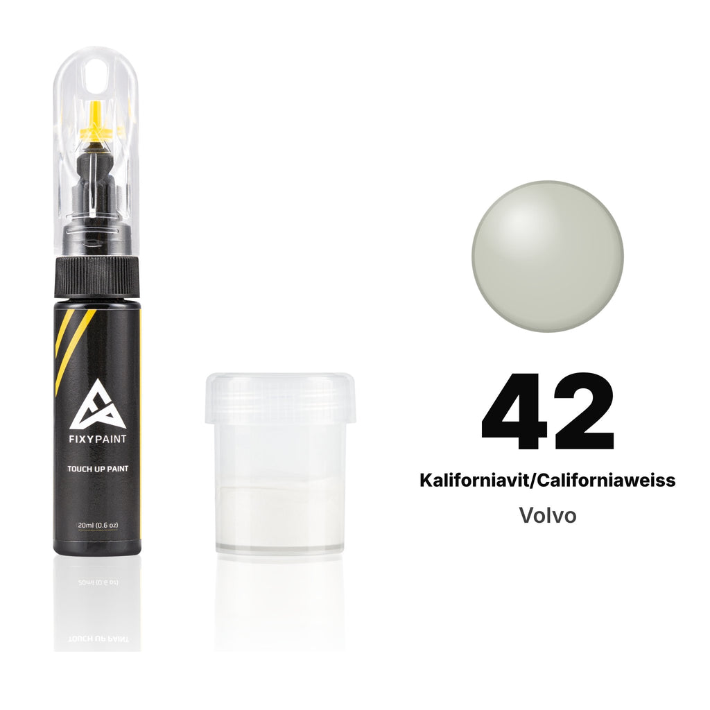 Peinture de retouche pour Volvo – 42 Kaliforniavit/Californiaweiss (tous modèles, 1957–1961), kit Standard