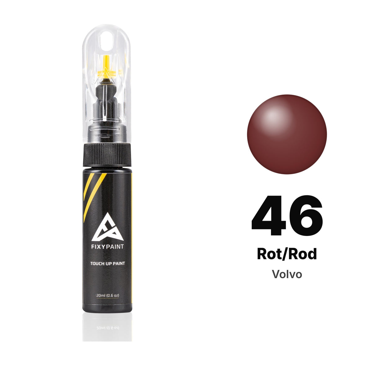 Touch-up paint for Volvo 46 Rot/Rod, Basic kit