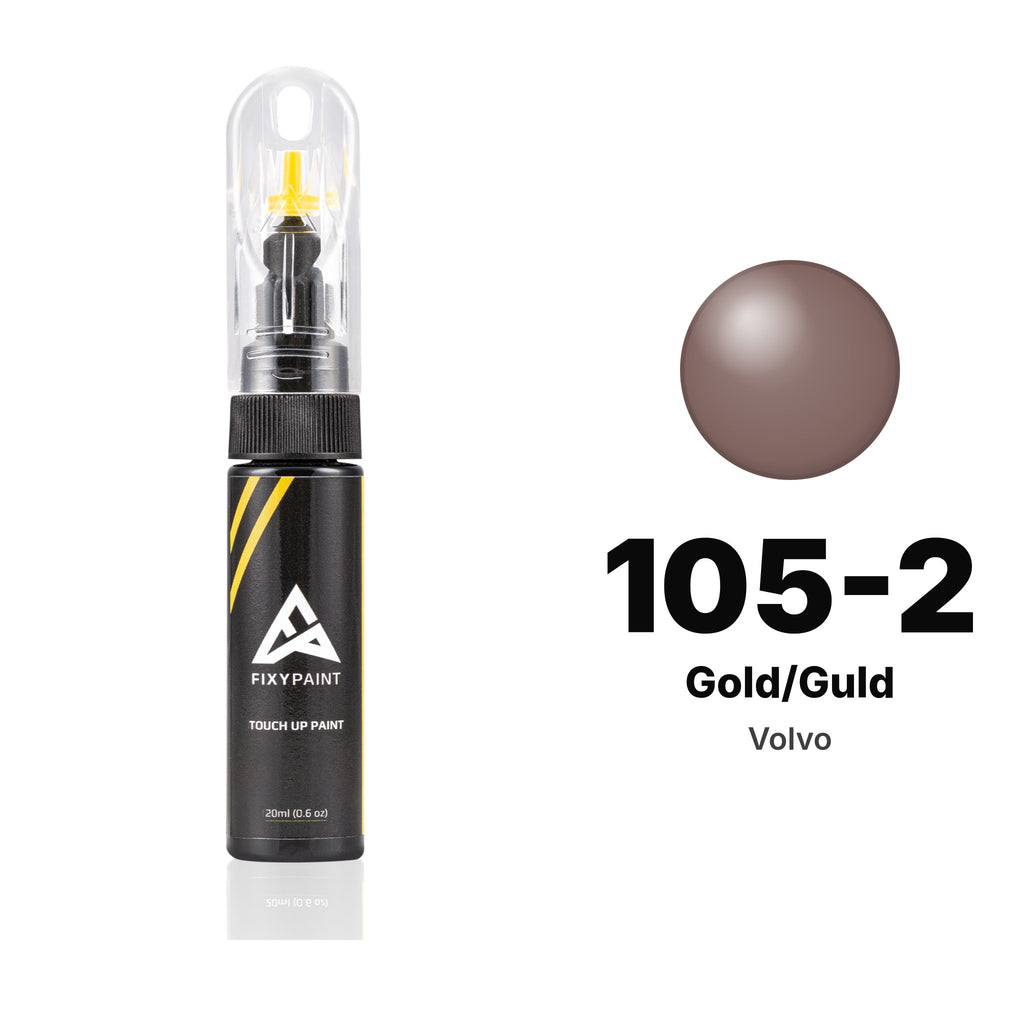 Touch-up paint for Volvo 105-2 Gold/Guld, Basic kit