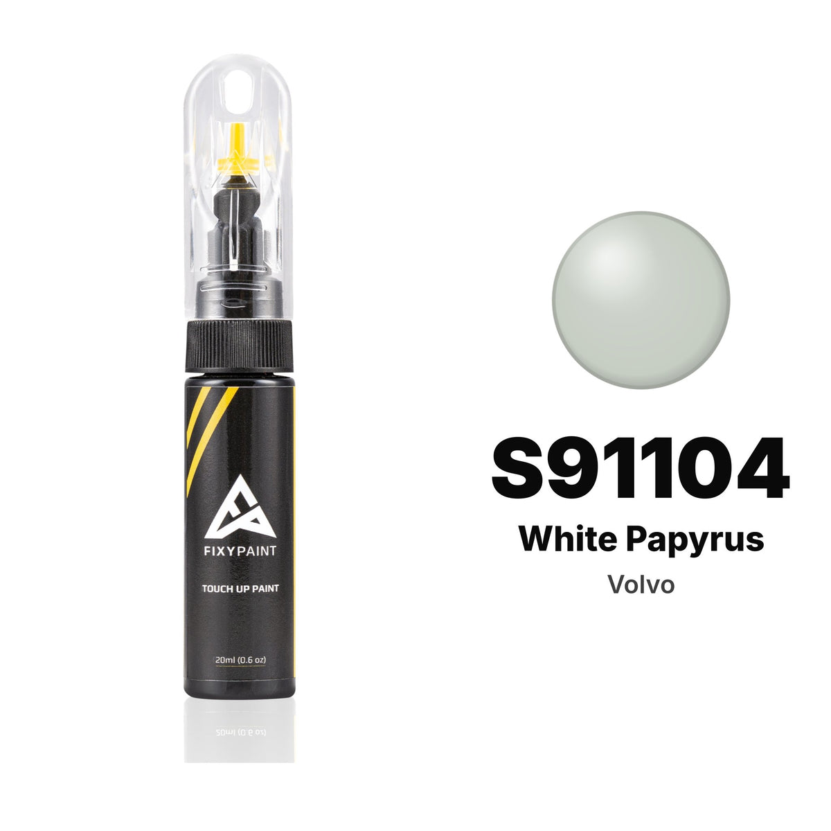 Touch-up paint for Volvo S91104 White Papyrus, Basic kit
