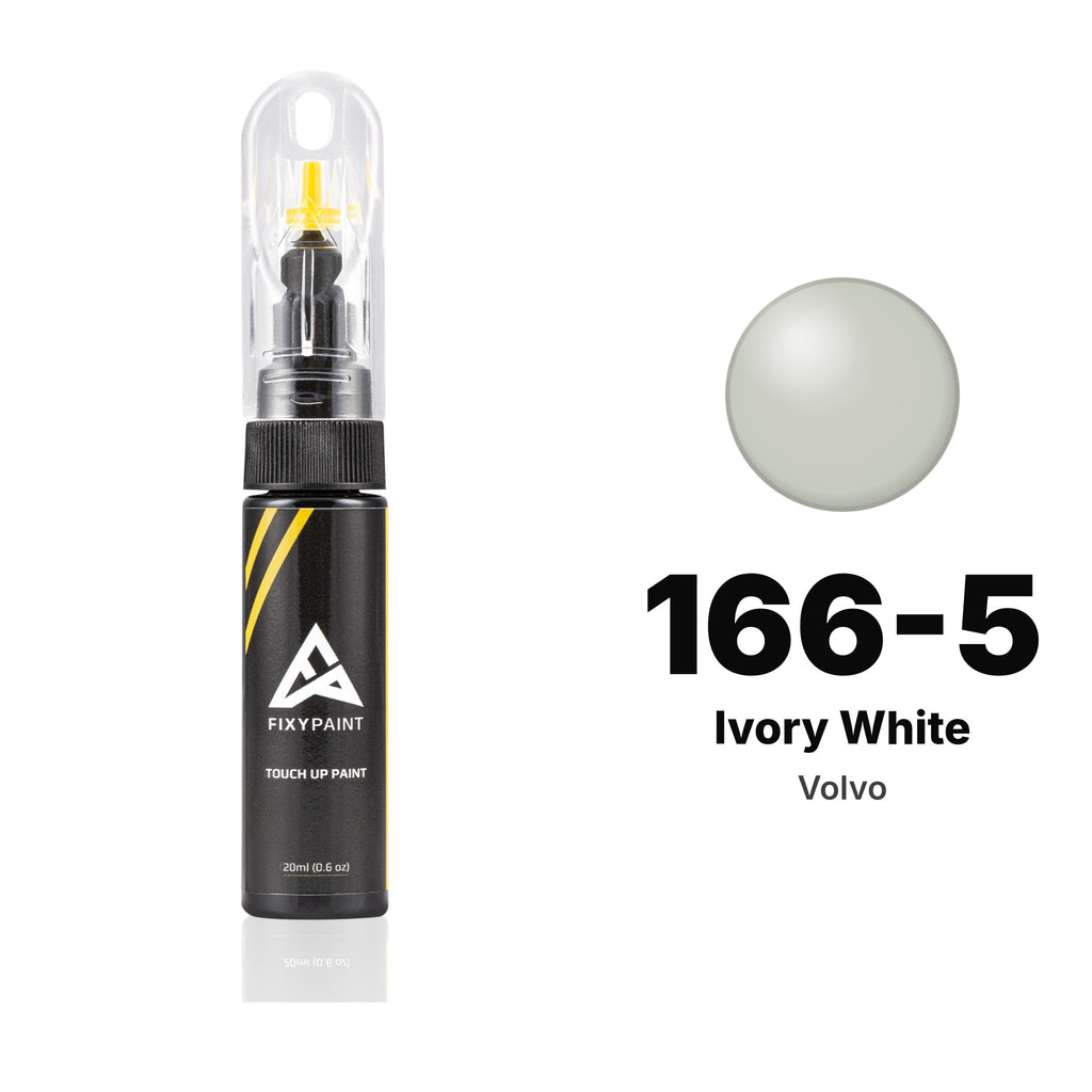 Touch-up paint for Volvo 166-5 Ivory White, Basic kit