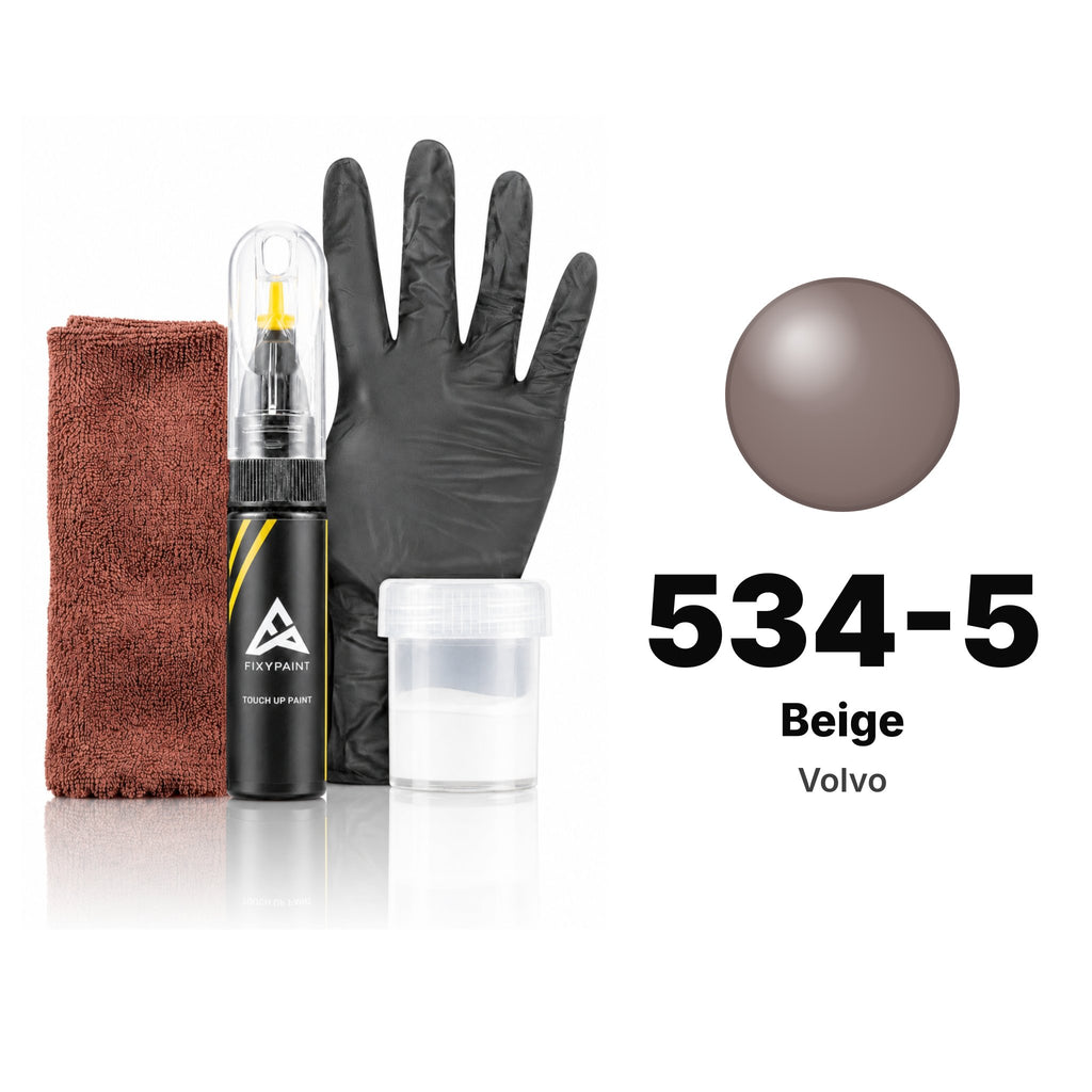 Touch-up paint for Volvo 534-5 Beige, Complete kit