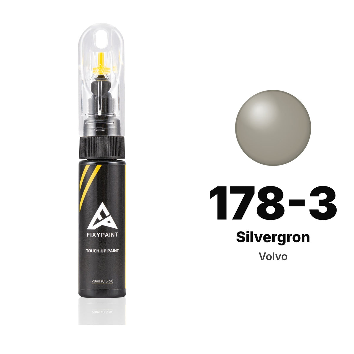 Touch-up paint for Volvo 178-3 Silvergron, Basic kit