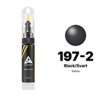 Lackstift für Volvo – 197-2 Black/Svart (alle Modelle, 1981–1990), Set Basis