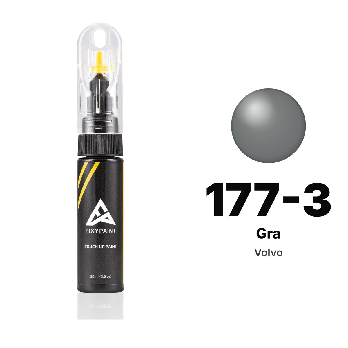 Vernice ritocco per Volvo – 177-3 Gra (tutti i modelli, 1983–1990), kit Base