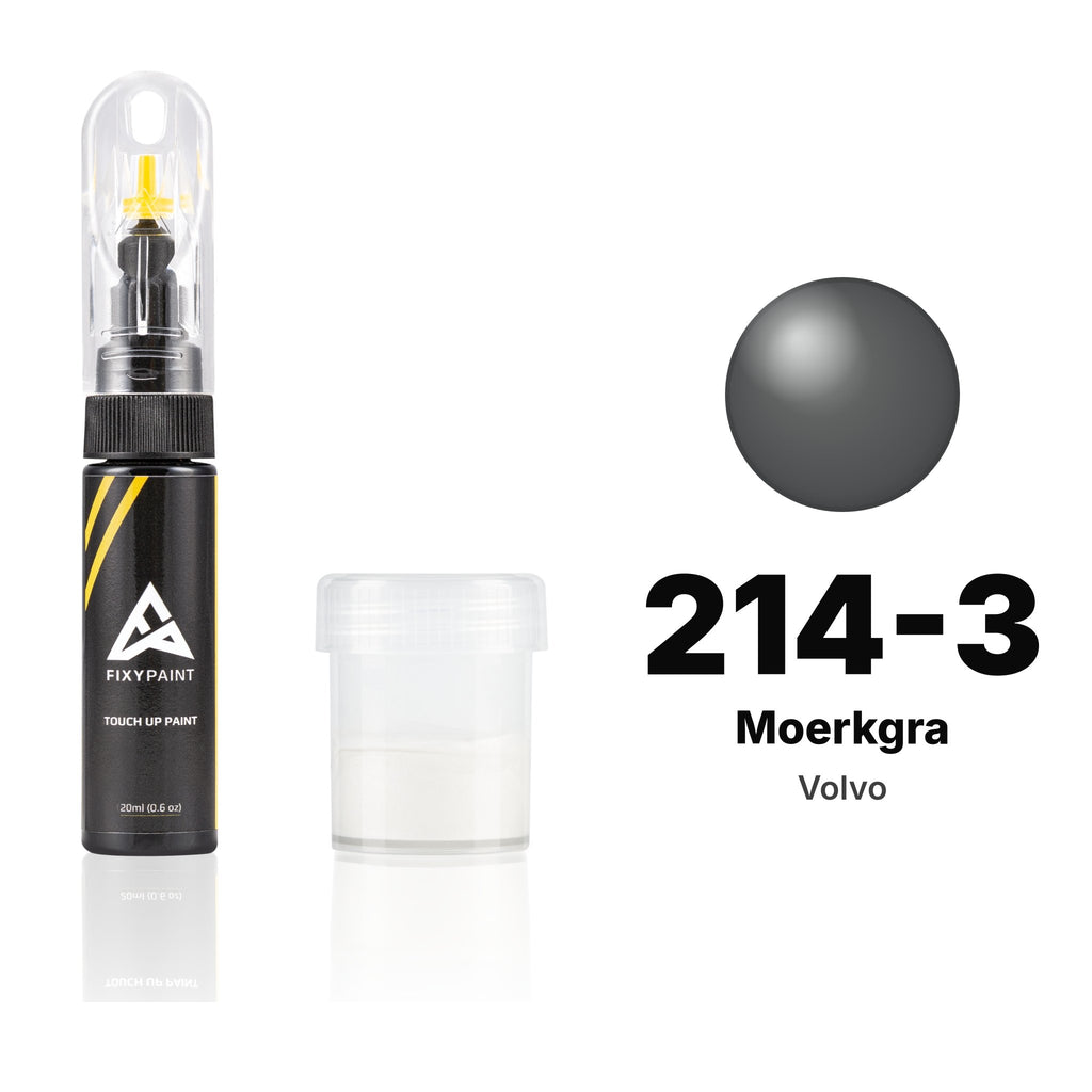 Vernice ritocco per Volvo – 214-3 Moerkgra (tutti i modelli, 1984–1989), kit Standard