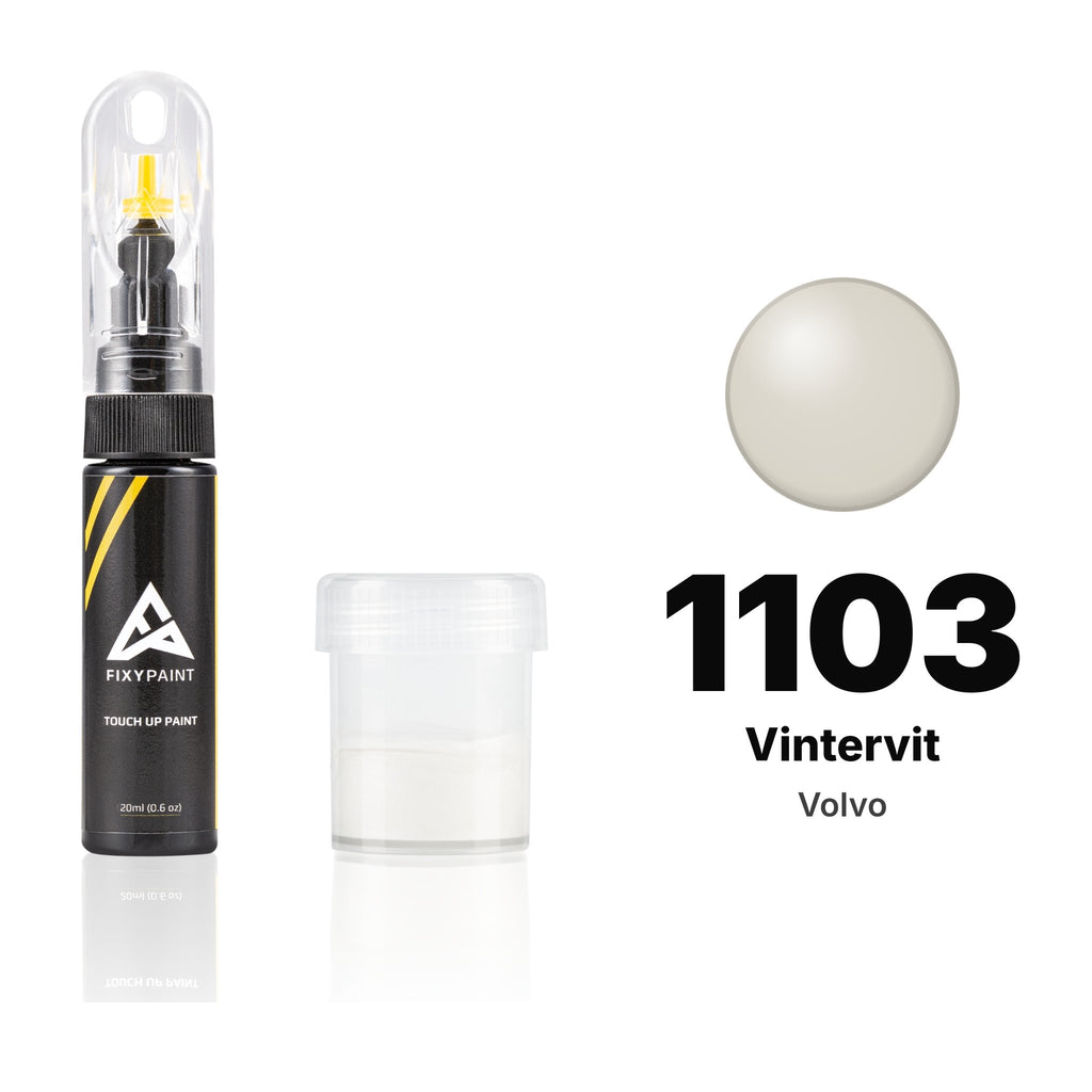 Touch-up paint for Volvo 1103 Vintervit, Standard kit
