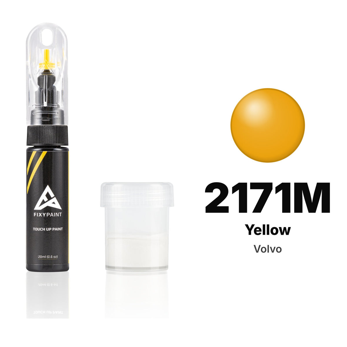 Vernice ritocco per Volvo – 2171M Yellow (tutti i modelli, 1985–1990), kit Standard