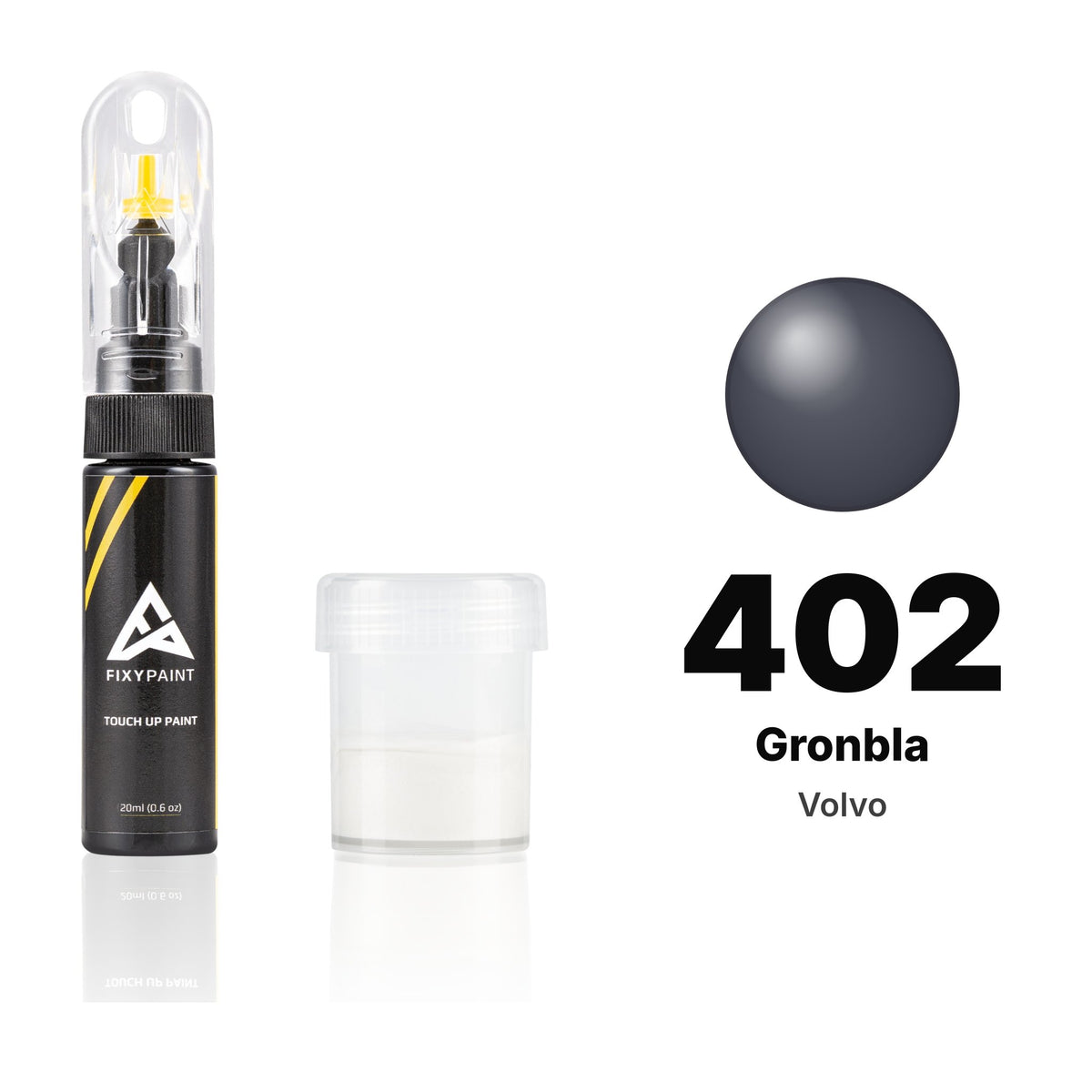 Lackstift für Volvo – 402 Gronbla (alle Modelle, 1985–1990), Set Standard