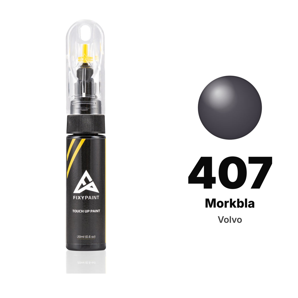 Touch-up paint for Volvo 407 Morkbla, Basic kit