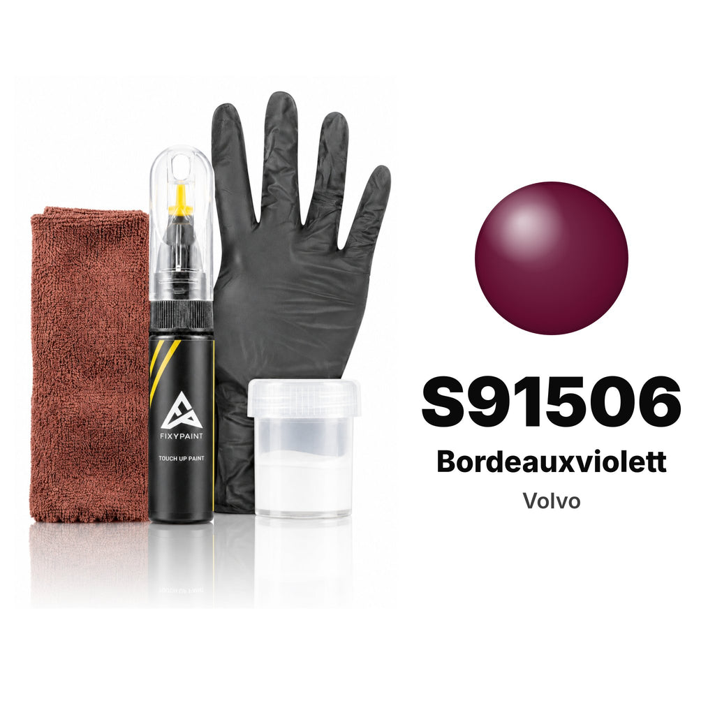 Touch-up paint for Volvo S91506 Bordeauxviolett, Complete kit