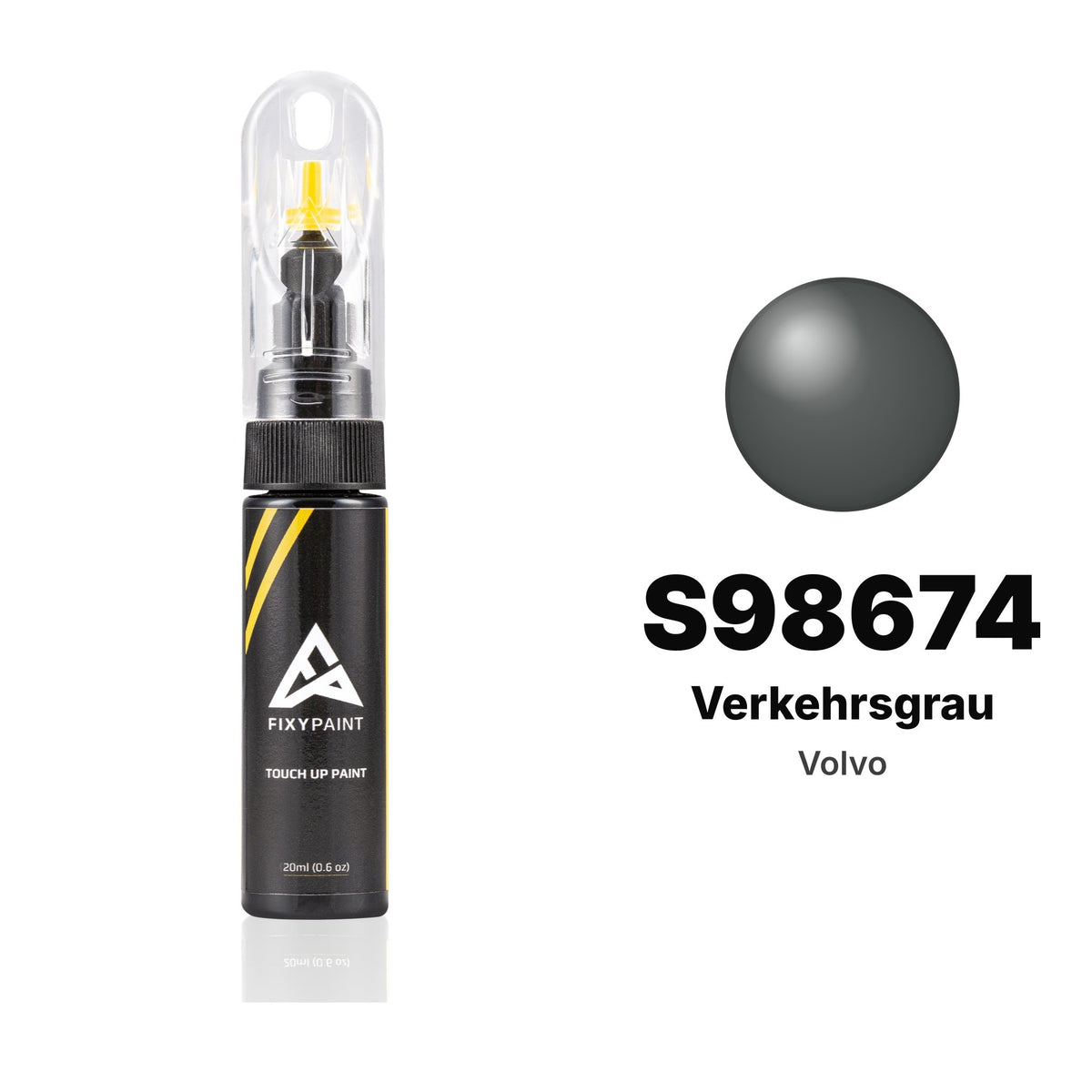 Touch-up paint for Volvo S98674 Verkehrsgrau, Basic kit