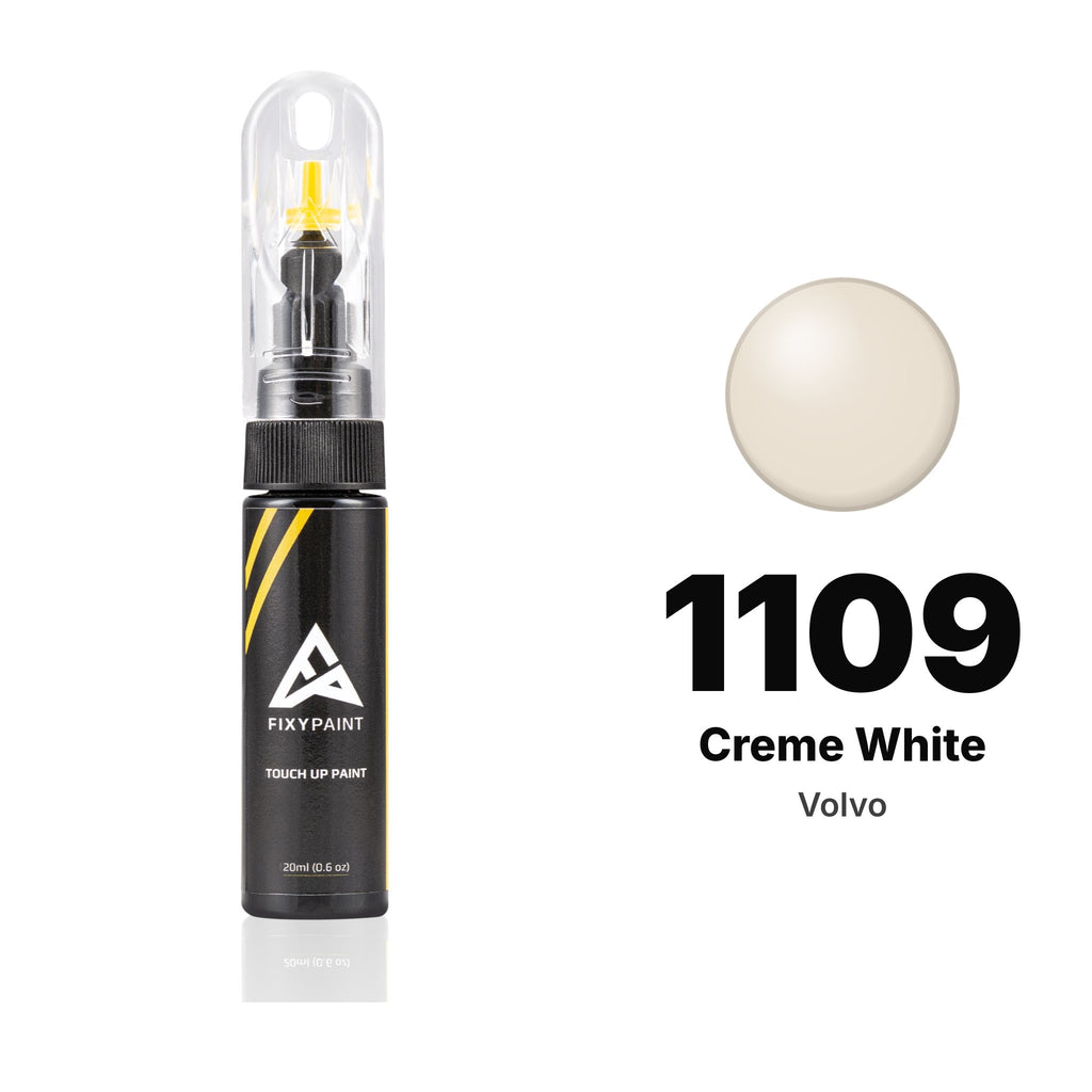 Touch-up paint for Volvo 1109 Creme White, Basic kit
