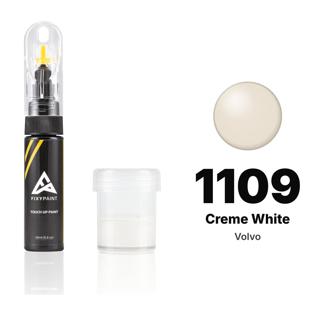 Touch-up paint for Volvo 1109 Creme White, Standard kit