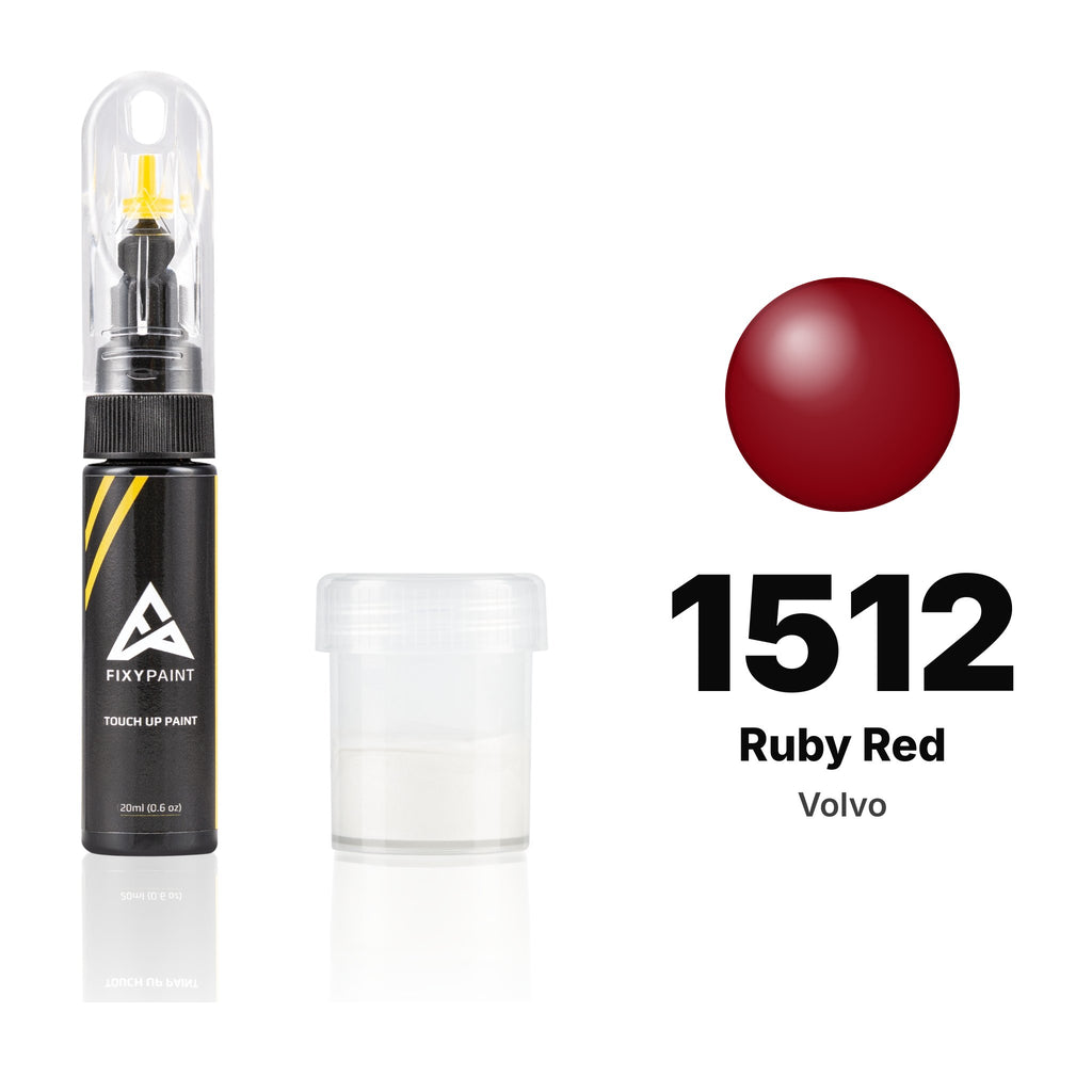 Touch-up paint for Volvo 1512 Ruby Red, Standard kit