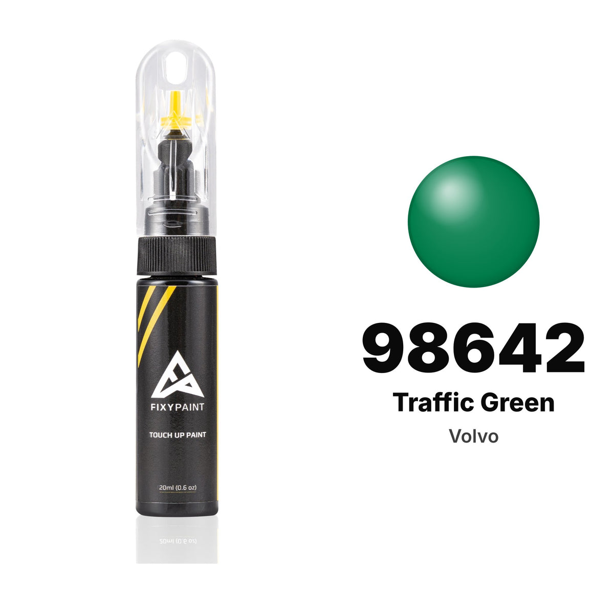 Touch-up paint for Volvo 98642 Traffic Green, Basic kit