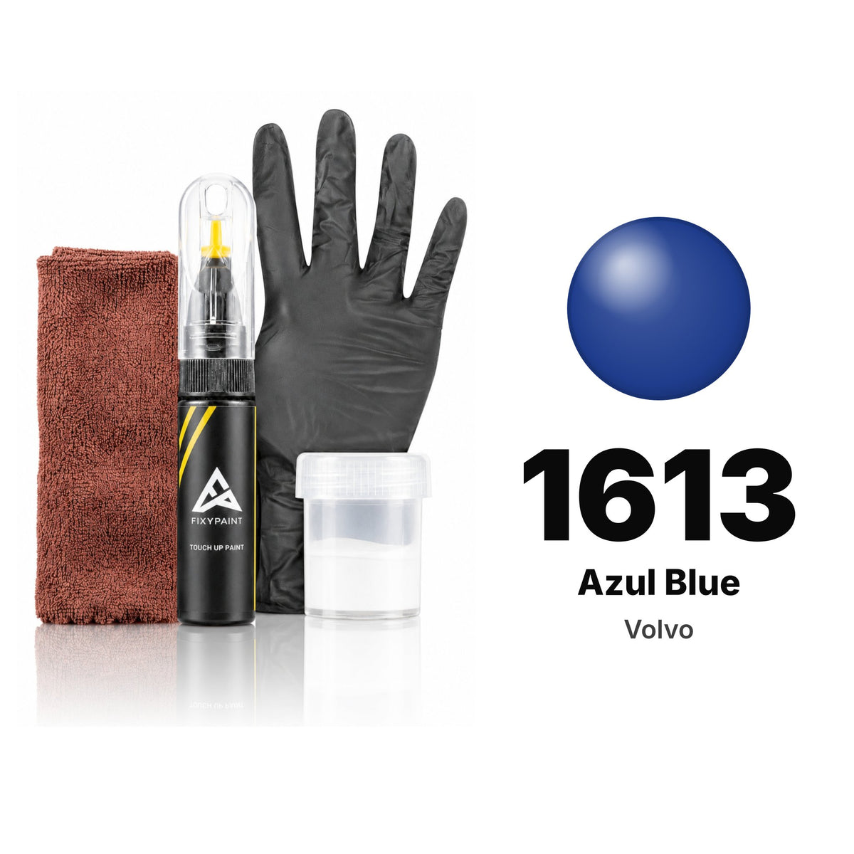 Touch-up paint for Volvo 1613 Azul Blue, Complete kit
