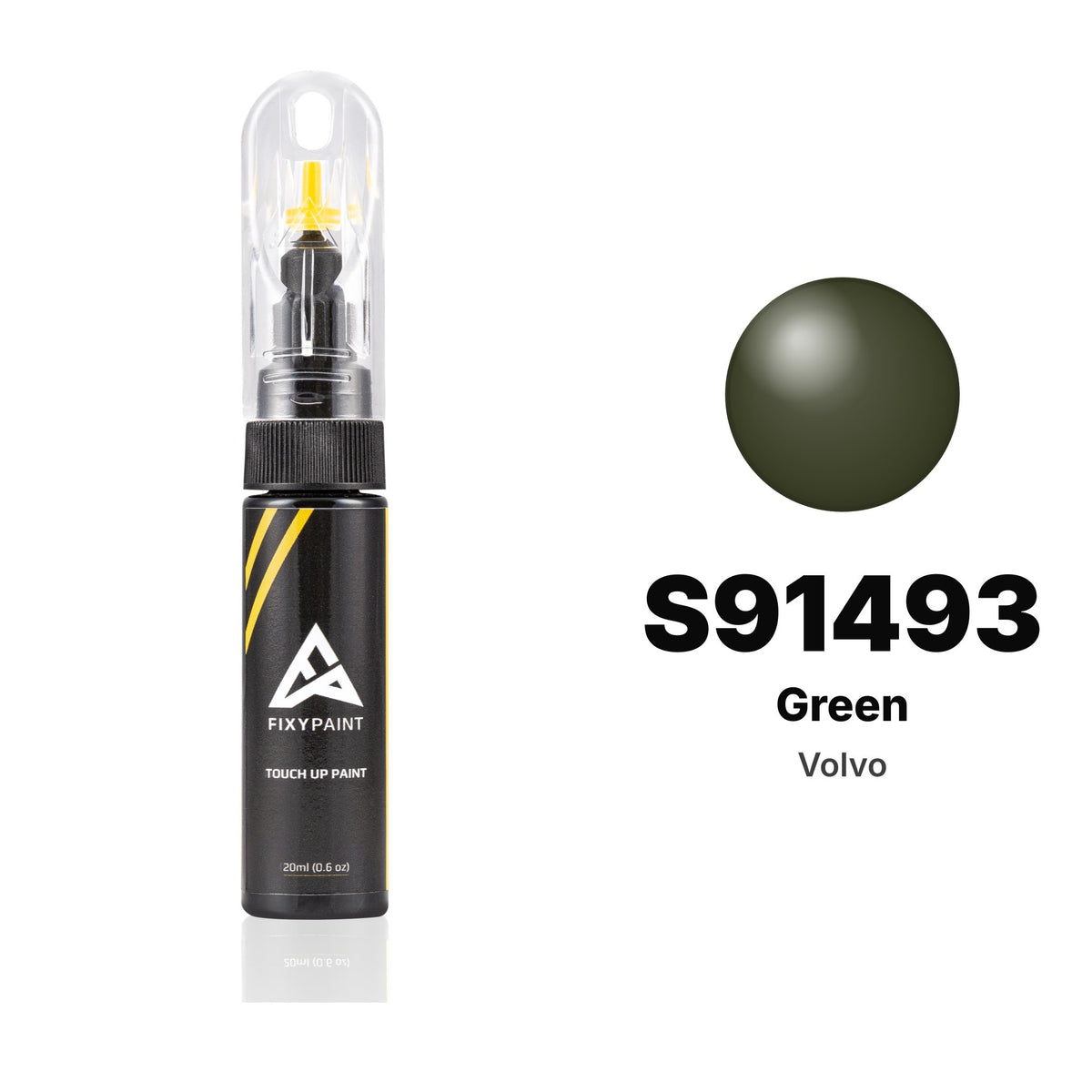 Volvo S91493 Green touch-up paint, Basic kit