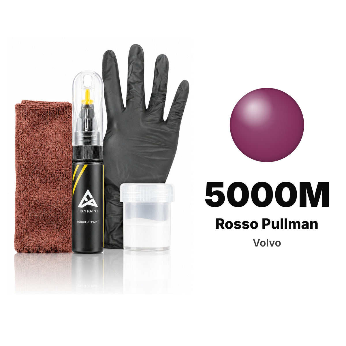 Touch-up paint for Volvo 5000M Rosso Pullman, Complete kit