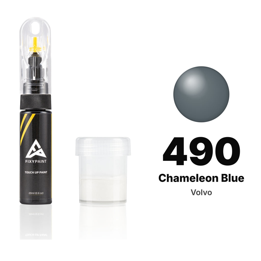 Touch-up paint for Volvo 490 Chameleon Blue, Standard kit