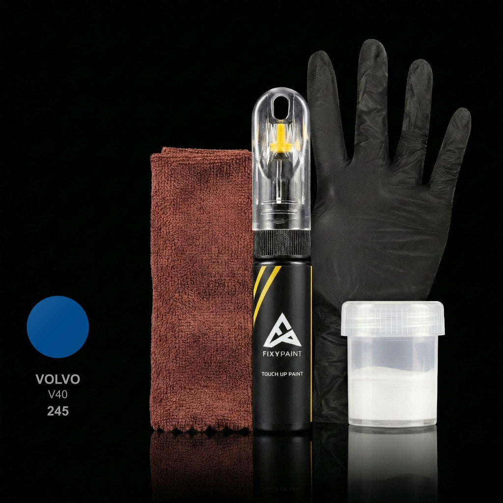 Volvo V40 touch up paint kit - LIGHT BLUE 245 scratch repair