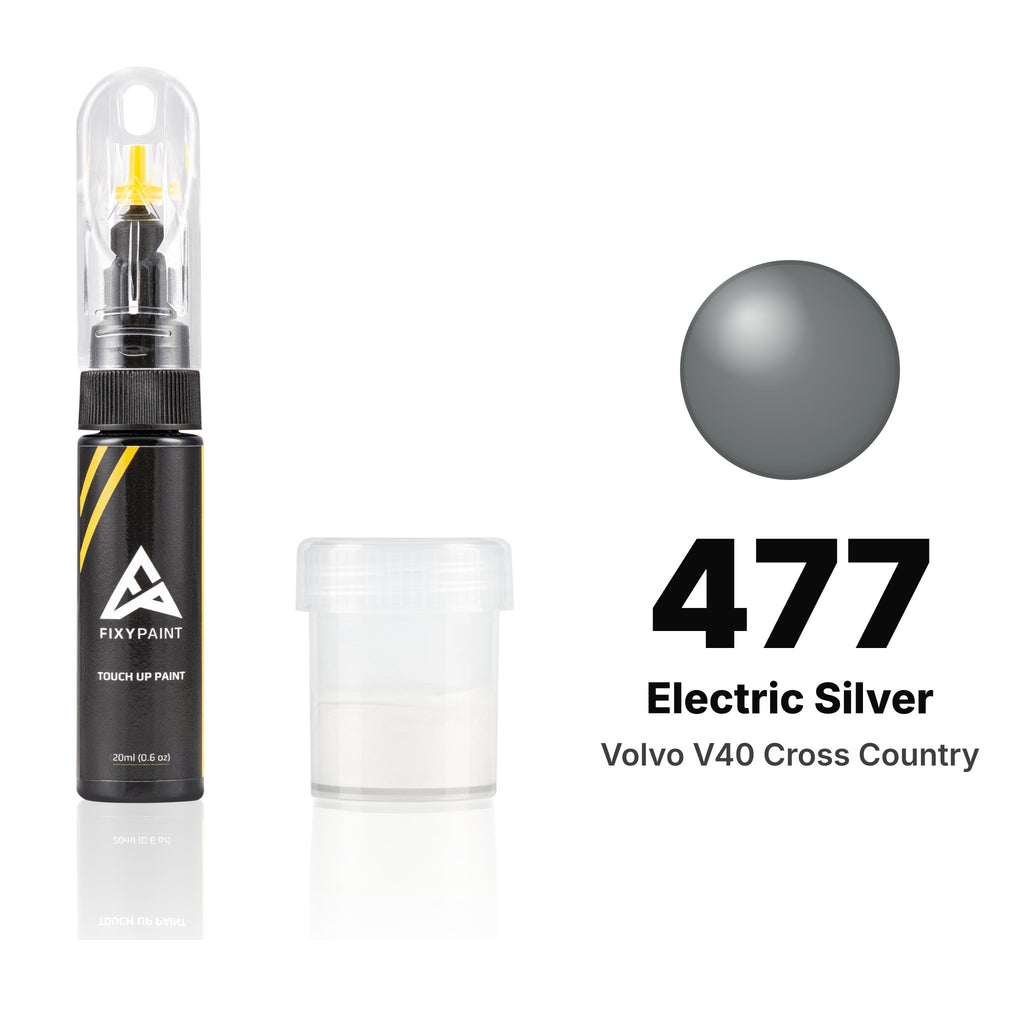 Touch-up paint for Volvo V40 Cross Country 477 Electric Silver, Standard kit