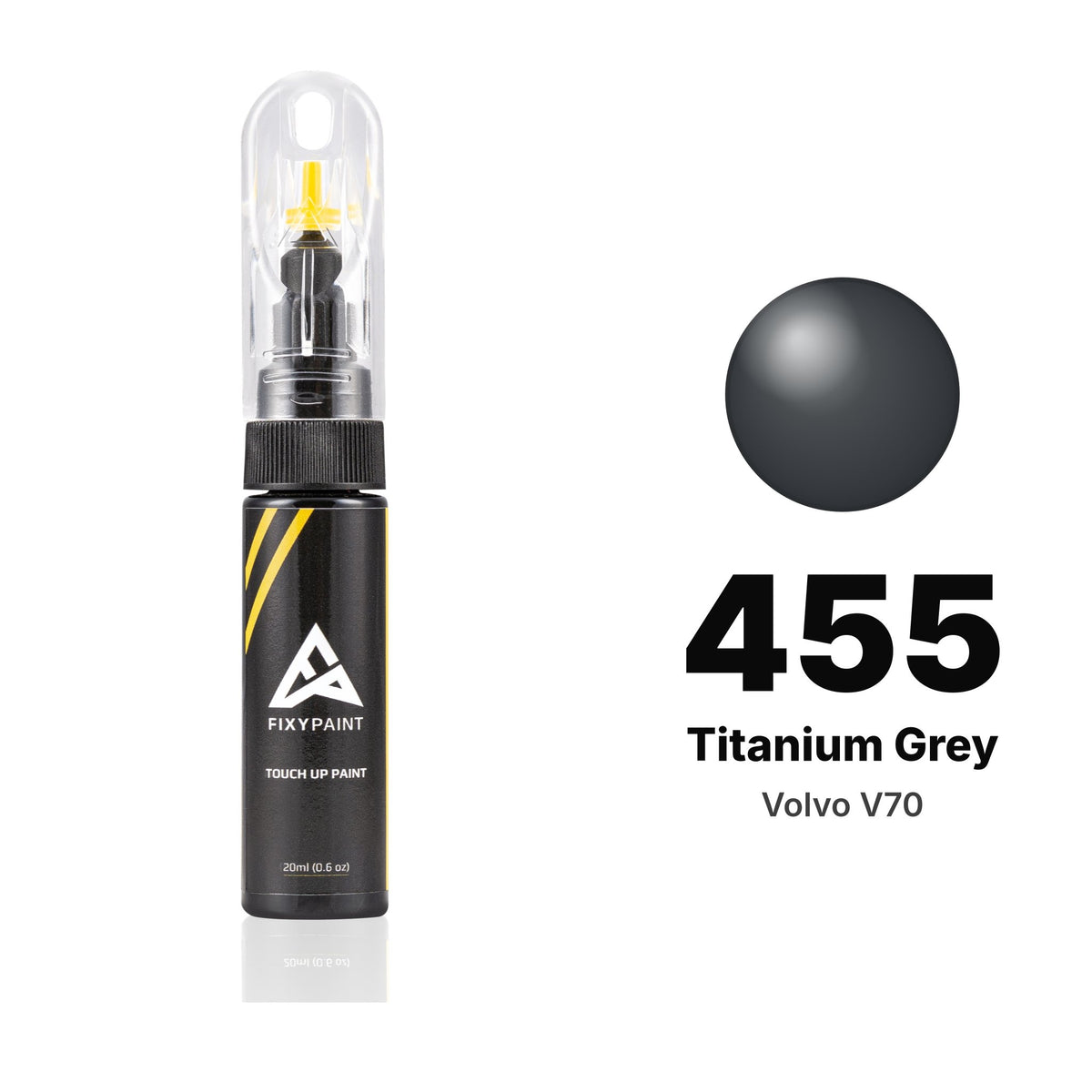 Volvo V70 455 Titanium Grey touch-up paint, Basic kit