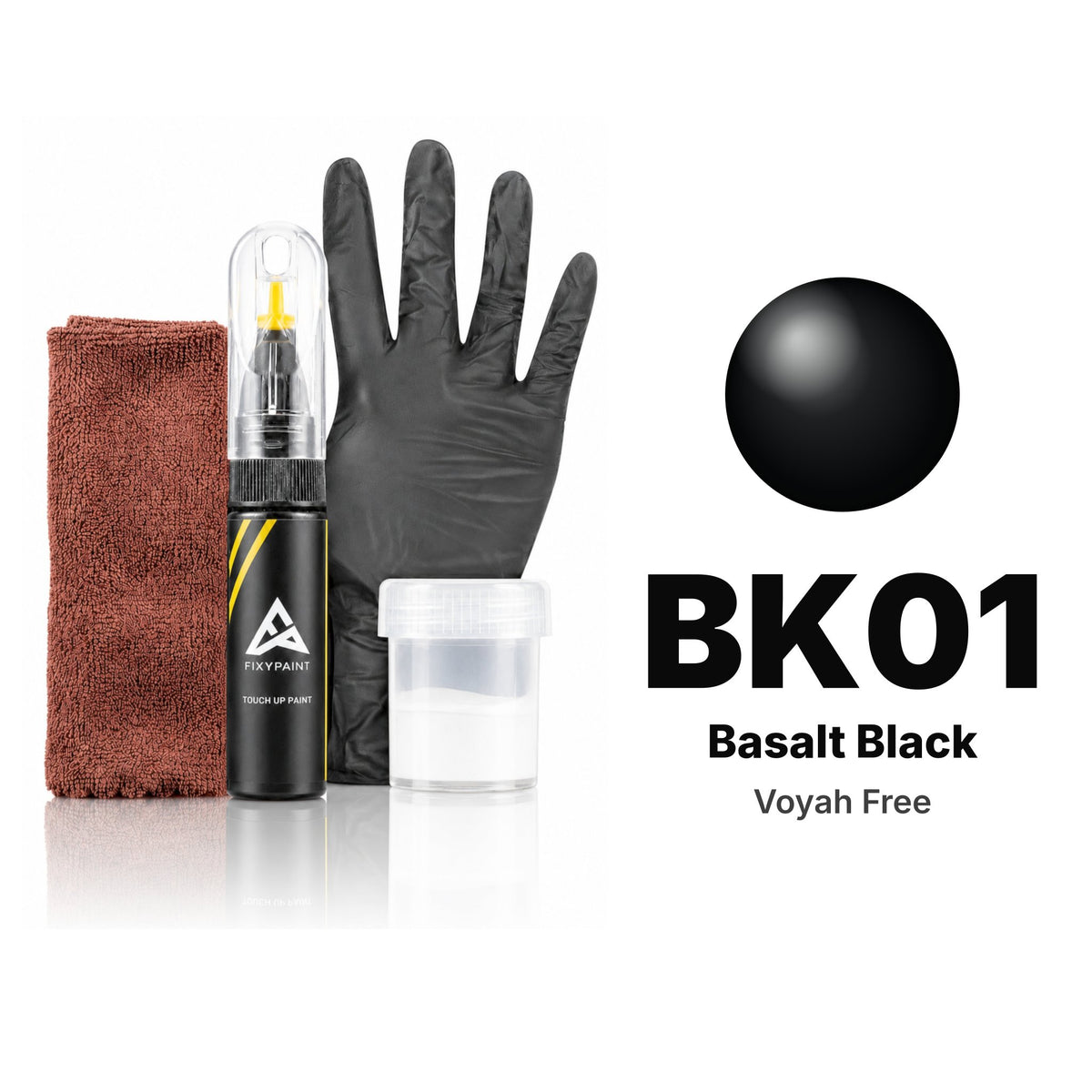 Touch-up paint for Voyah Free BK01 Basalt Black, Complete kit