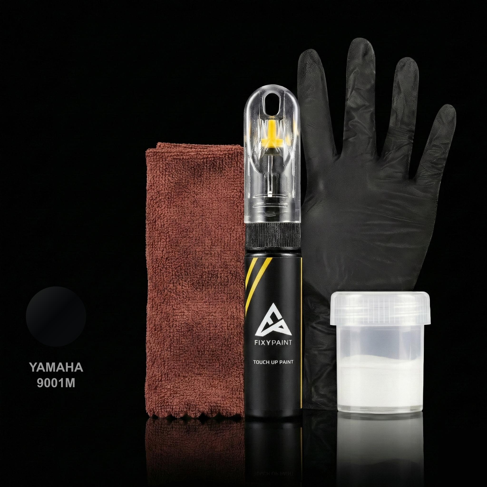 Yamaha Universal touch up paint kit - BLACK 9001M scratch repair