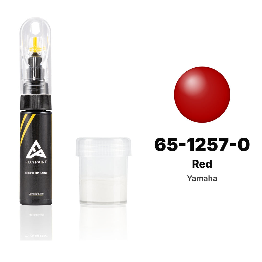 Touch-up paint for Yamaha 65-1257-0 Red, Standard kit