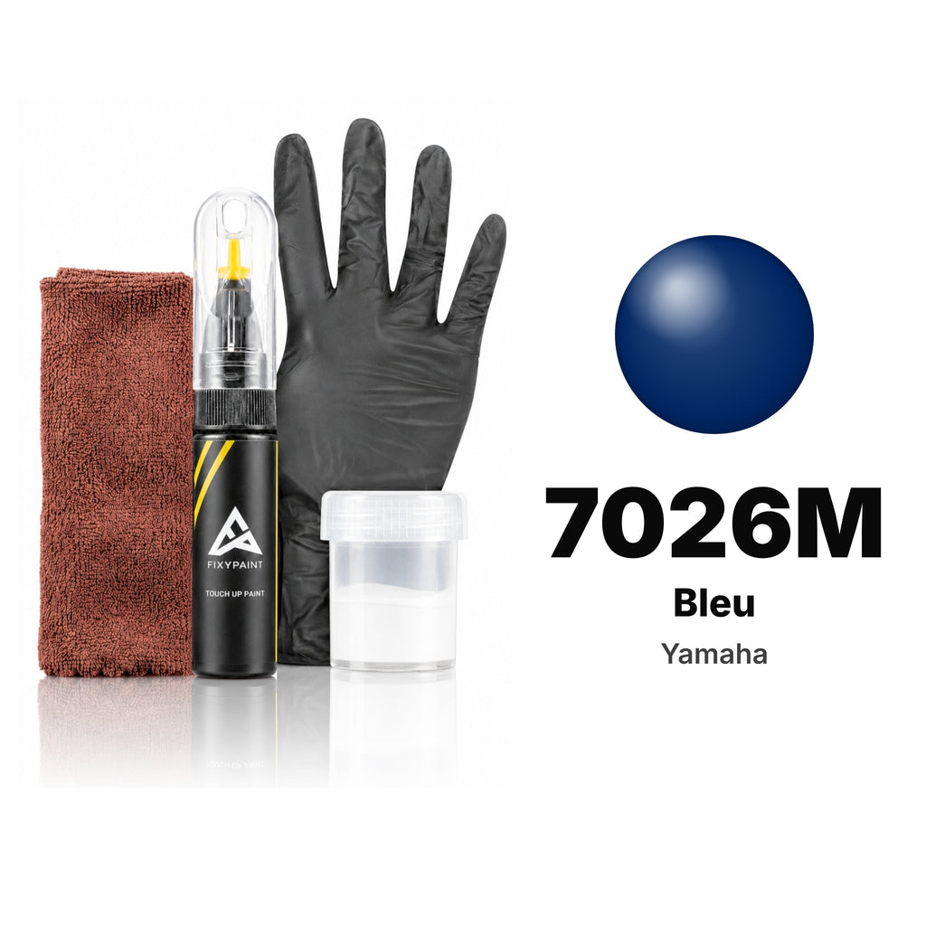 Touch-up paint for Yamaha 7026M Bleu, Complete kit
