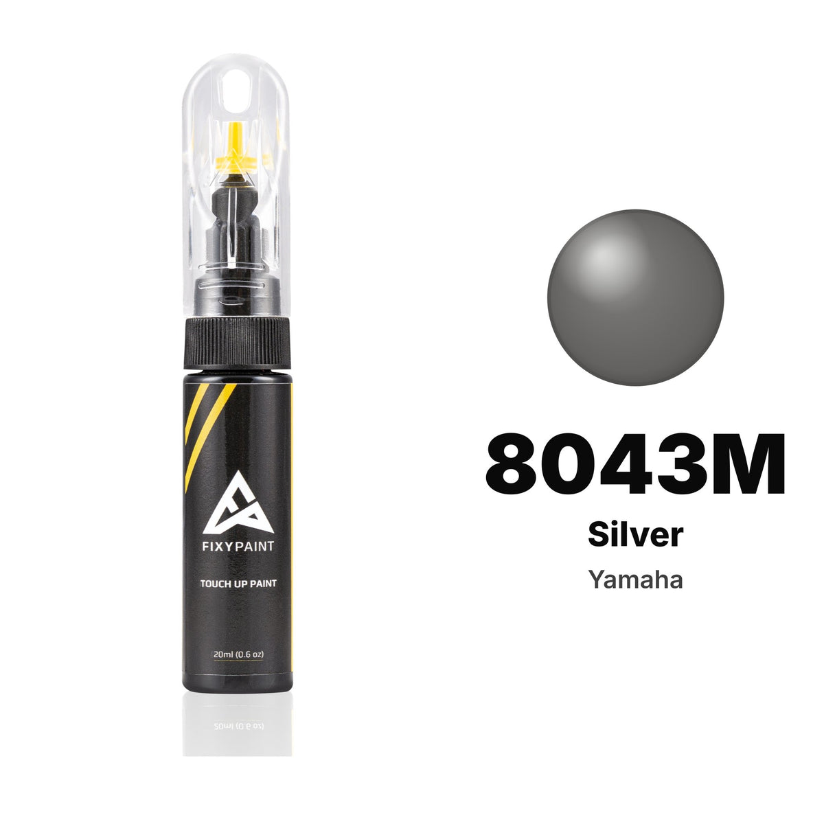 Touch-up paint for Yamaha 8043M Silver, Basic kit