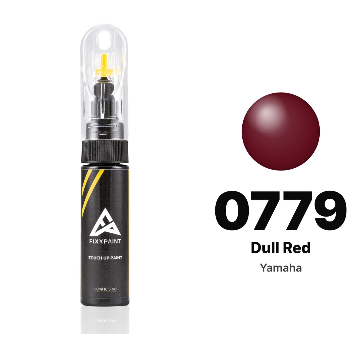 Yamaha 0779 Dull Red touch-up paint, Basic kit