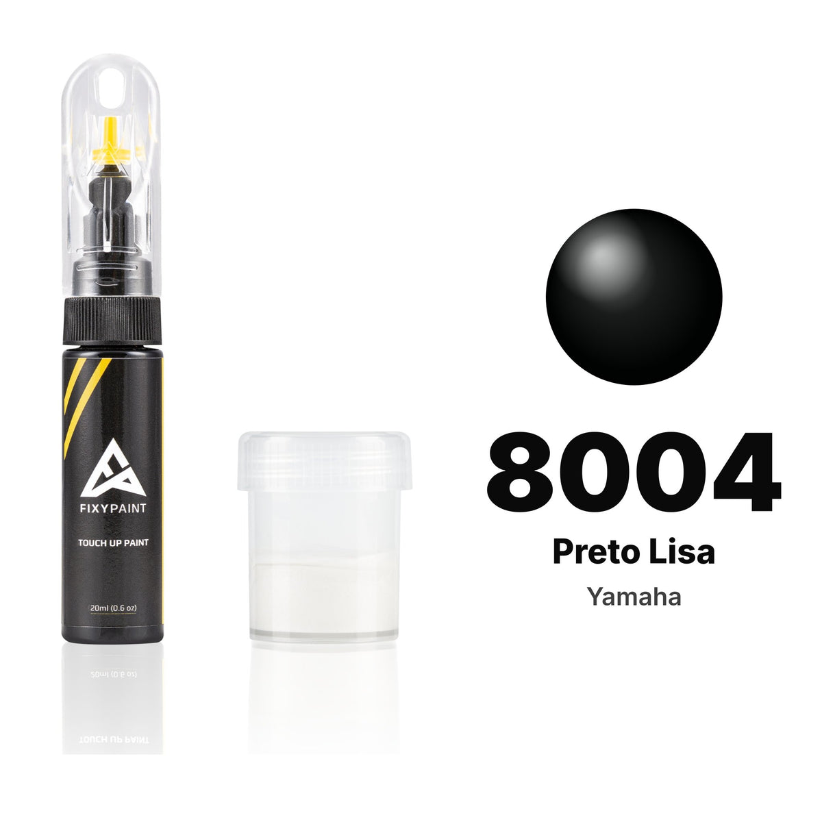Touch-up paint for Yamaha 8004 Preto Lisa, Standard kit