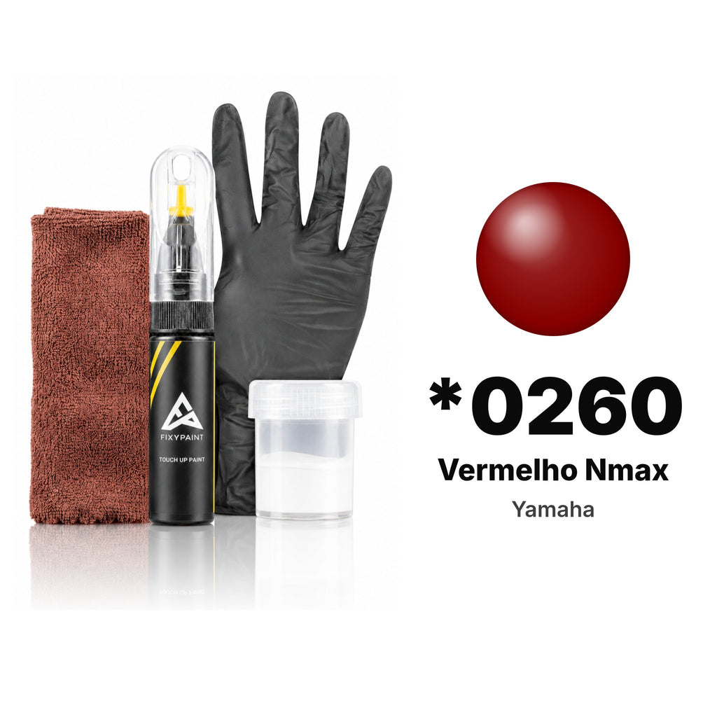 Touch-up paint for Yamaha *0260 Vermelho Nmax, Complete kit
