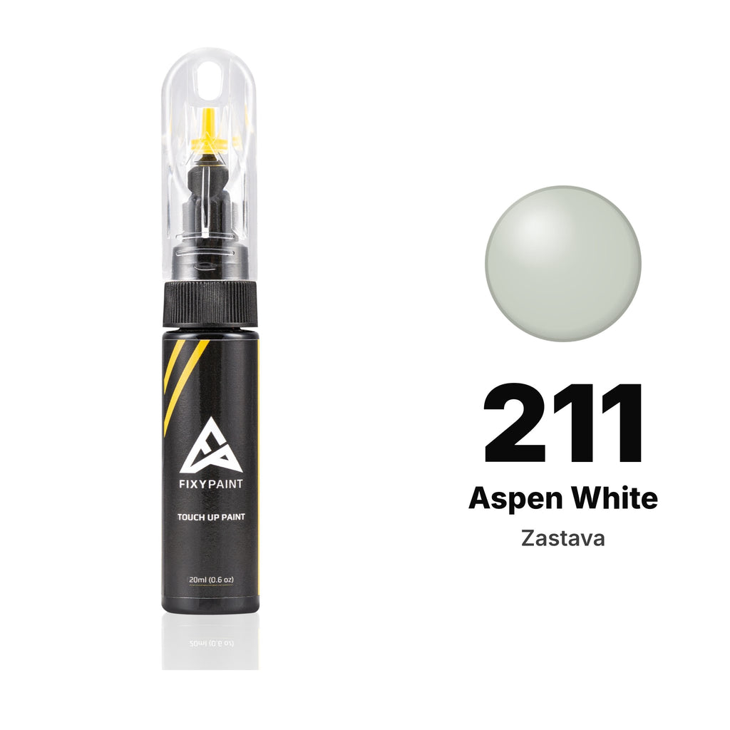 Touch-up paint for Zastava 211 Aspen White, Basic kit